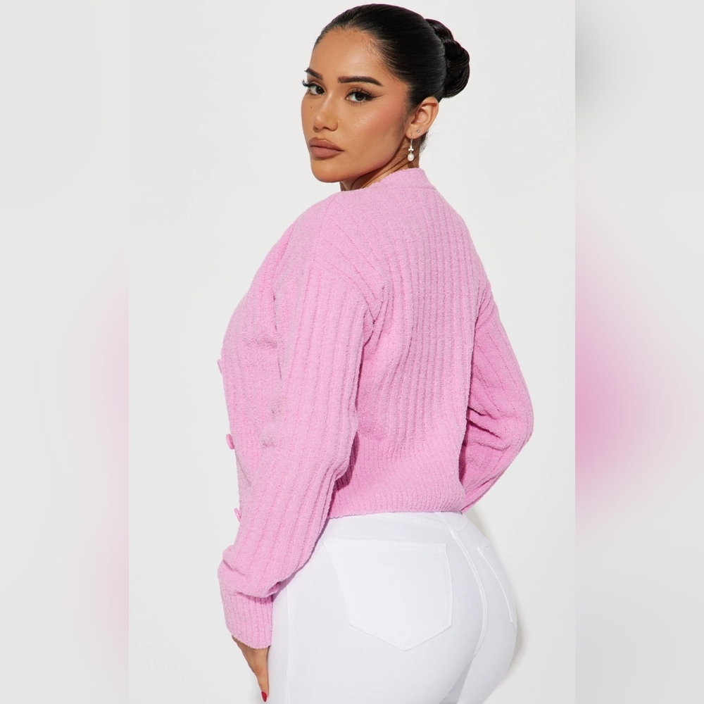 💕Baby Pink Midi Cardigan💕 - Picture 2 of 3